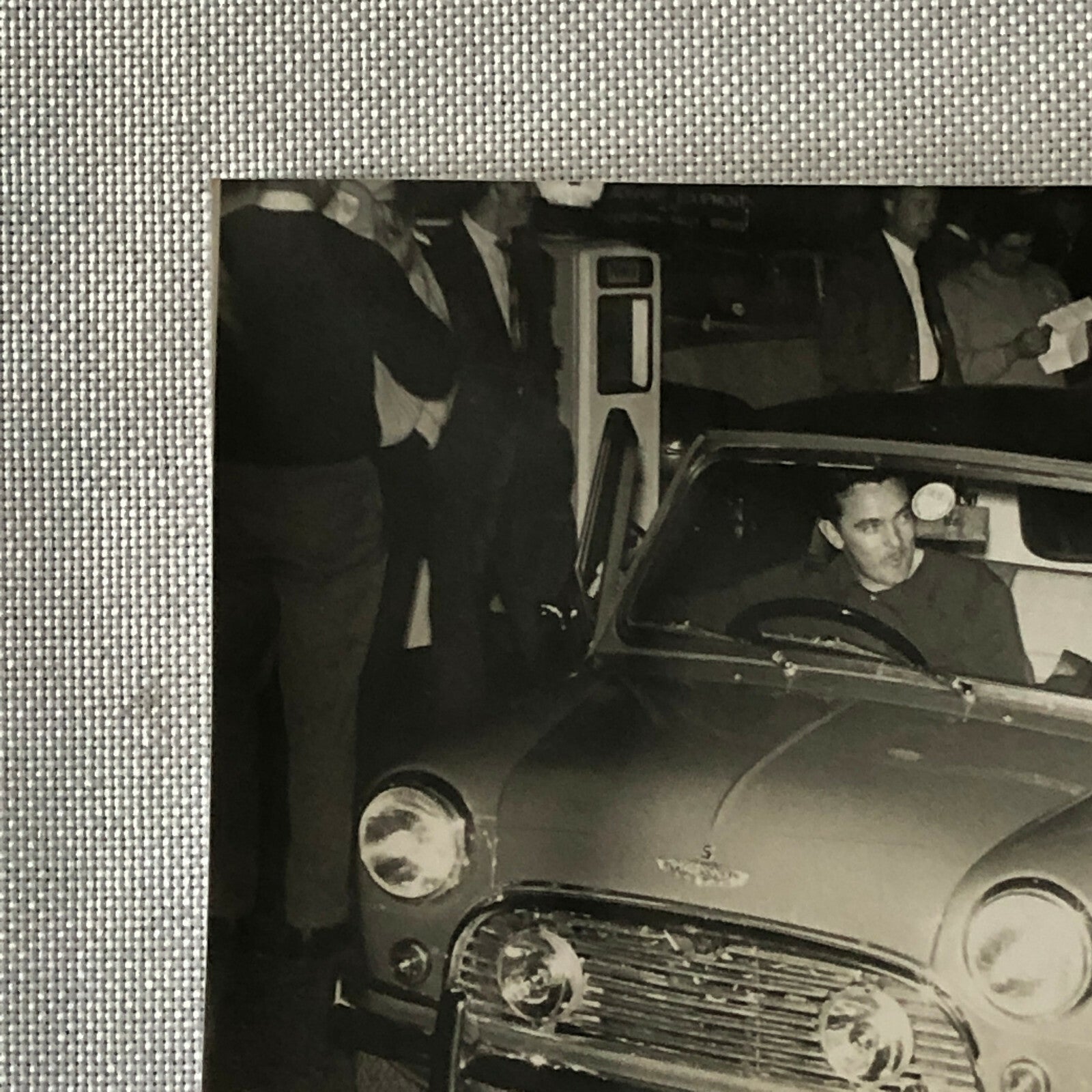 Vintage MINI Racing Car Photo Photograph Print - Rally Rallye Car ? 