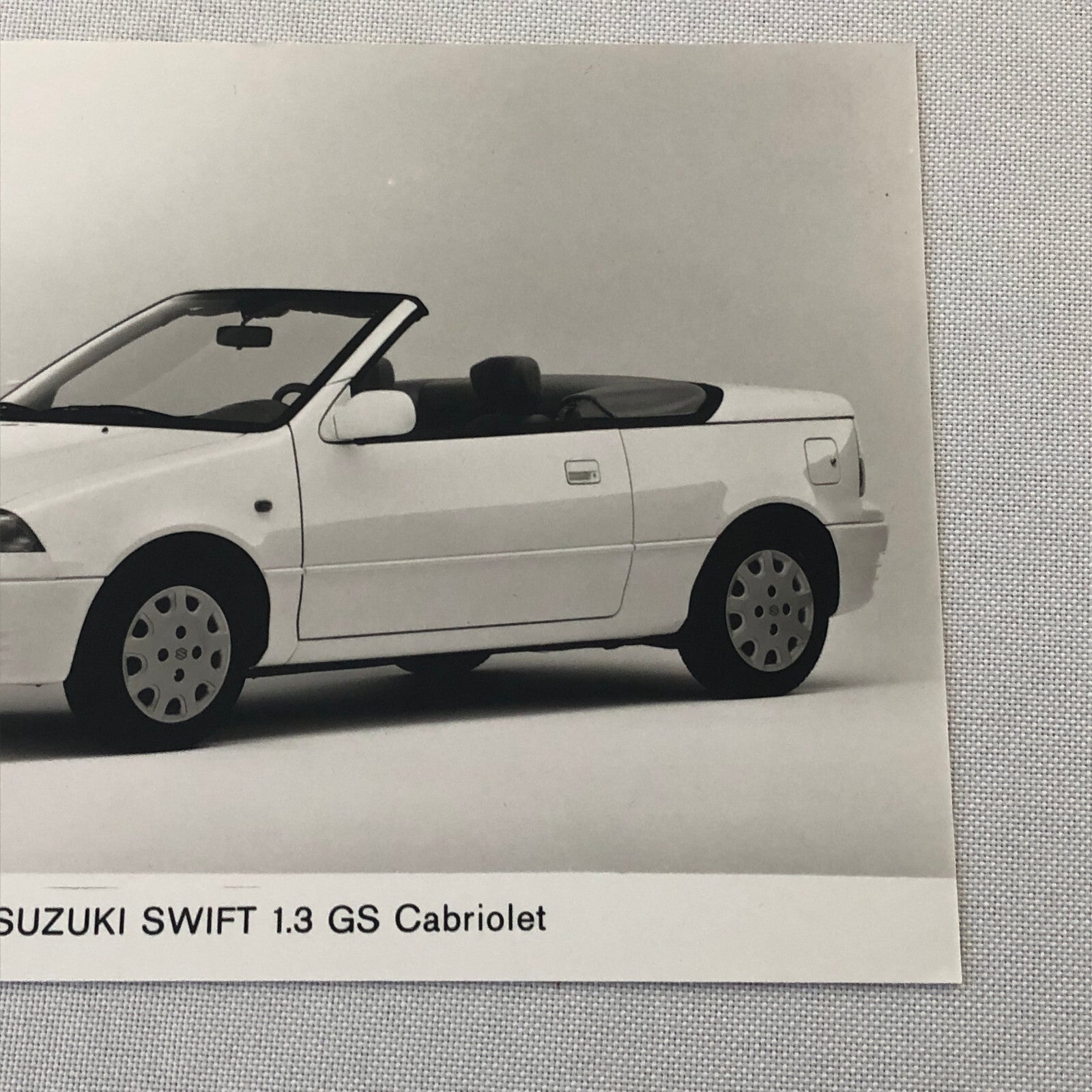 Suzuki Swift GS Cabriolet Convertible Car Factory Press Photo Photograph