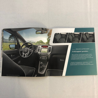 Kia Venga Car Sales Brochure Catalog with Price List GERMAN Market