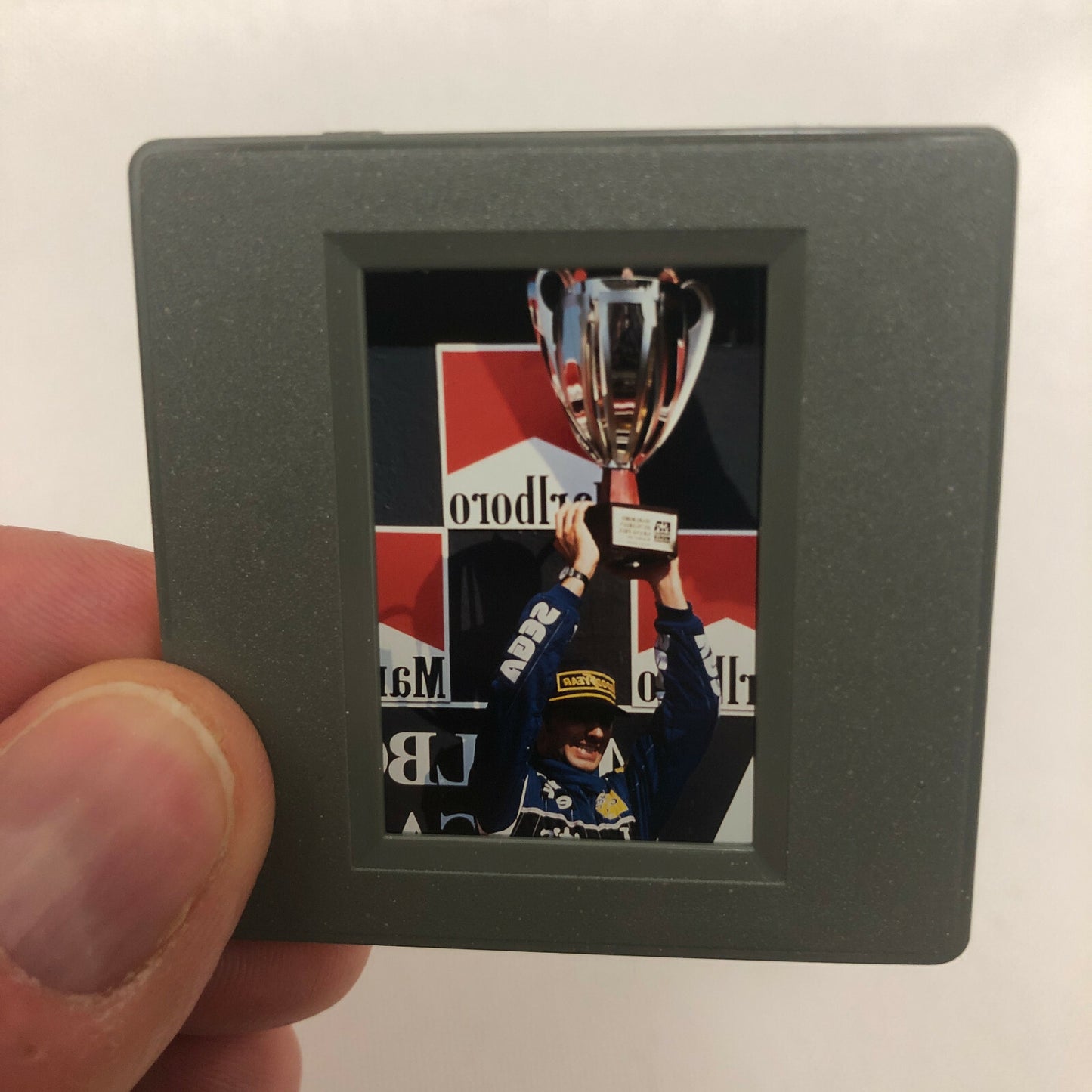 Vintage Formula One F1 Racing 35mm Slide Photo Damon Hill Driver Williams