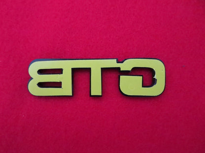Ferrari GTB Badge Emblem Script Logo - Rare Factory Original 328 