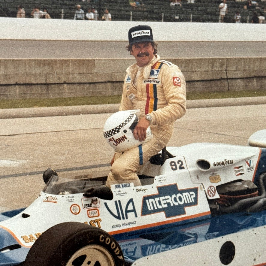 John Mahler Racing Driver Photo Photograph Modern Print
