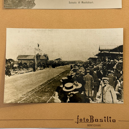Mille Miglia Montichiari Italy 1986 Letter From Mayor with Vintage Photos 1986