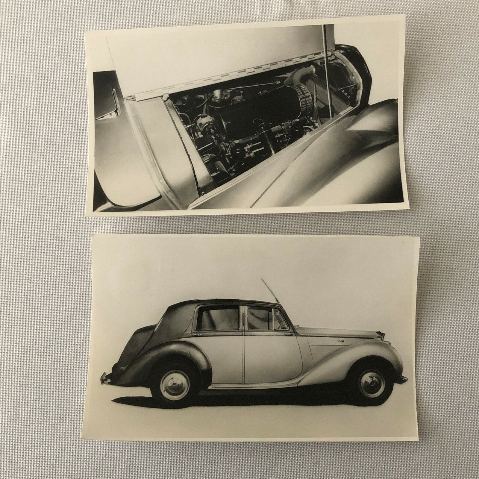 Vintage 1946 Bentley MK VI Car Photo Photograph Print Lot of 2 - Auction Image ?