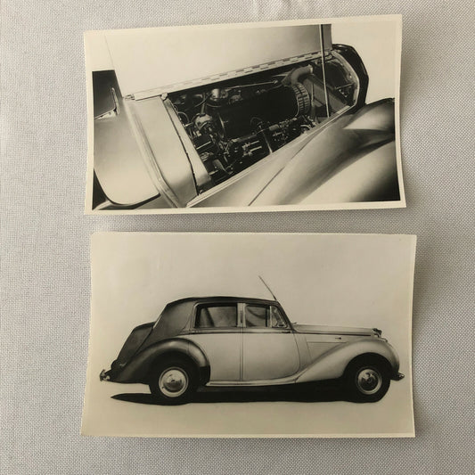Vintage 1946 Bentley MK VI Car Photo Photograph Print Lot of 2 - Auction Image ?