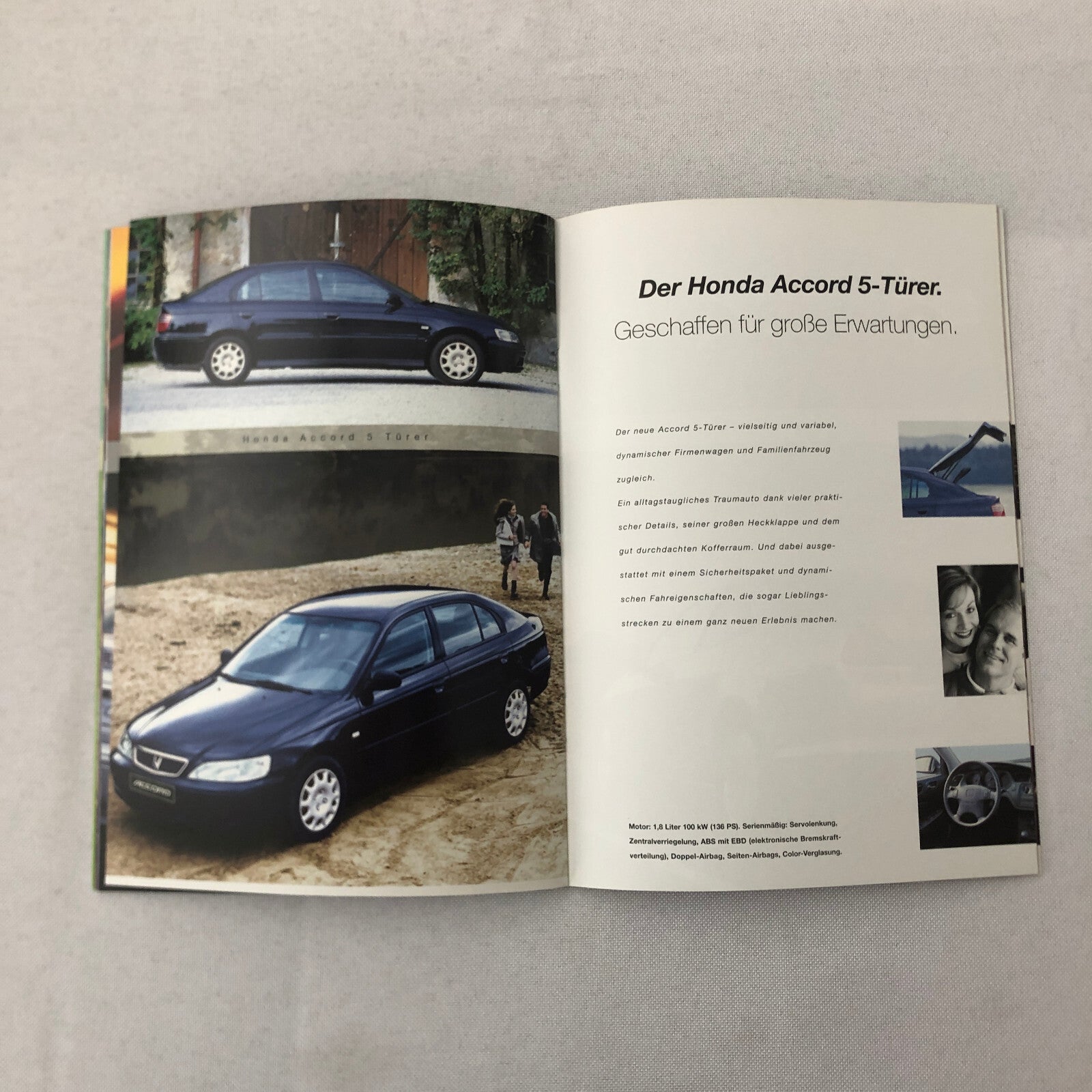 Honda Sales Brochure Catalog NSX S2000 Integra Type R Prelude Civic + GERMAN