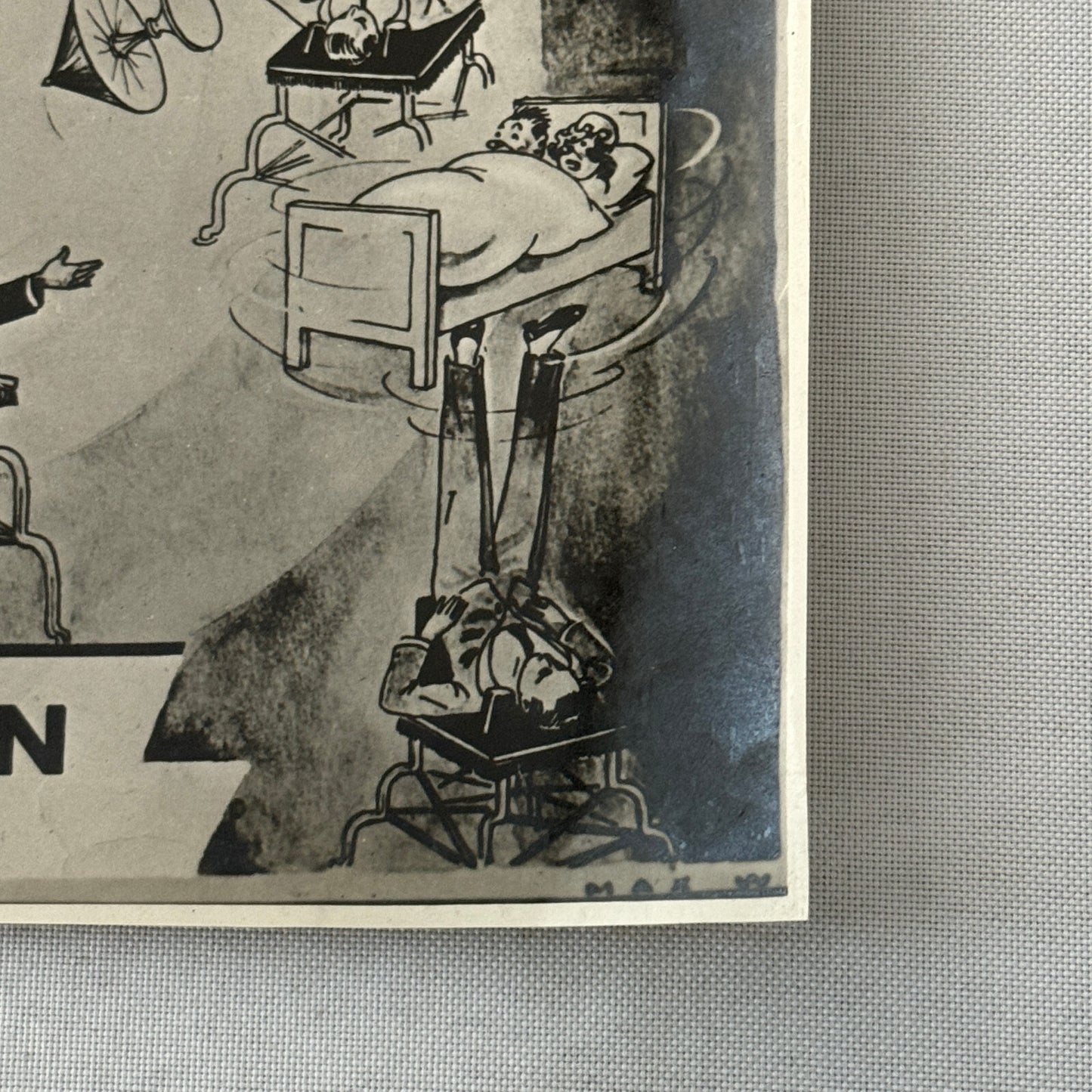 Vintage Circus Clown Acrobat Juggling Balancing Act Photo Photograph Percon