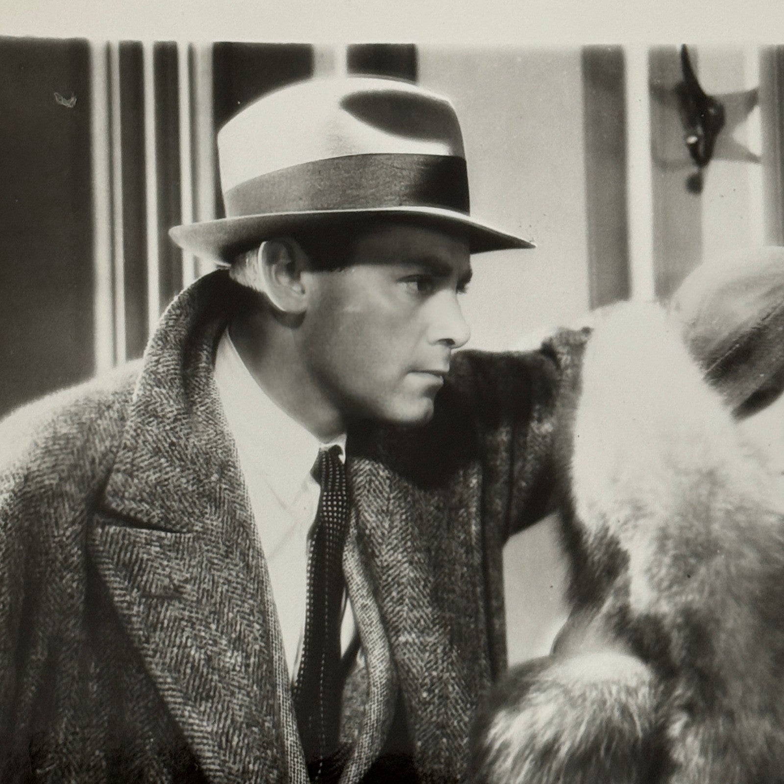 Vintage Movie Still Press Photo Photograph Marlene Dietrich Unidentified Actor