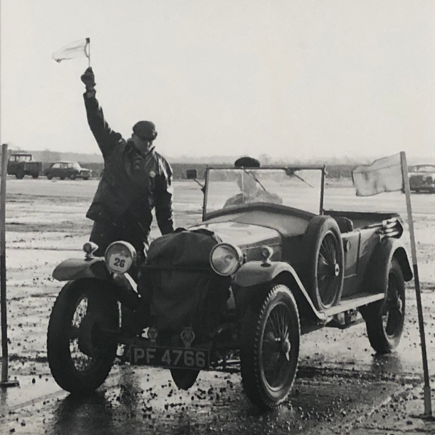 Vintage Car Automobile Rally Photo Photograph Print - Guy Griffiths Tag REA22E4