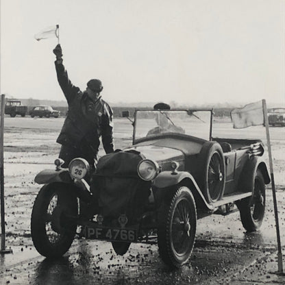 Vintage Car Automobile Rally Photo Photograph Print - Guy Griffiths Tag REA22E4