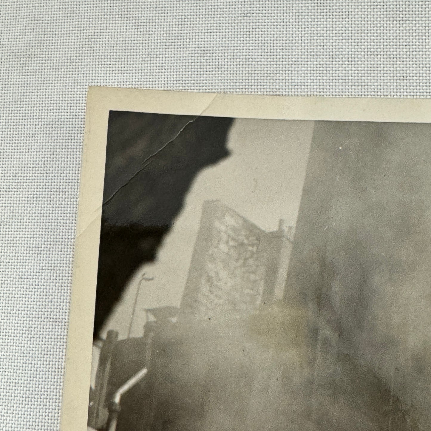 Paris France Fireman Firefighter Press Photo Photograph Demo Hose Invention Fire
