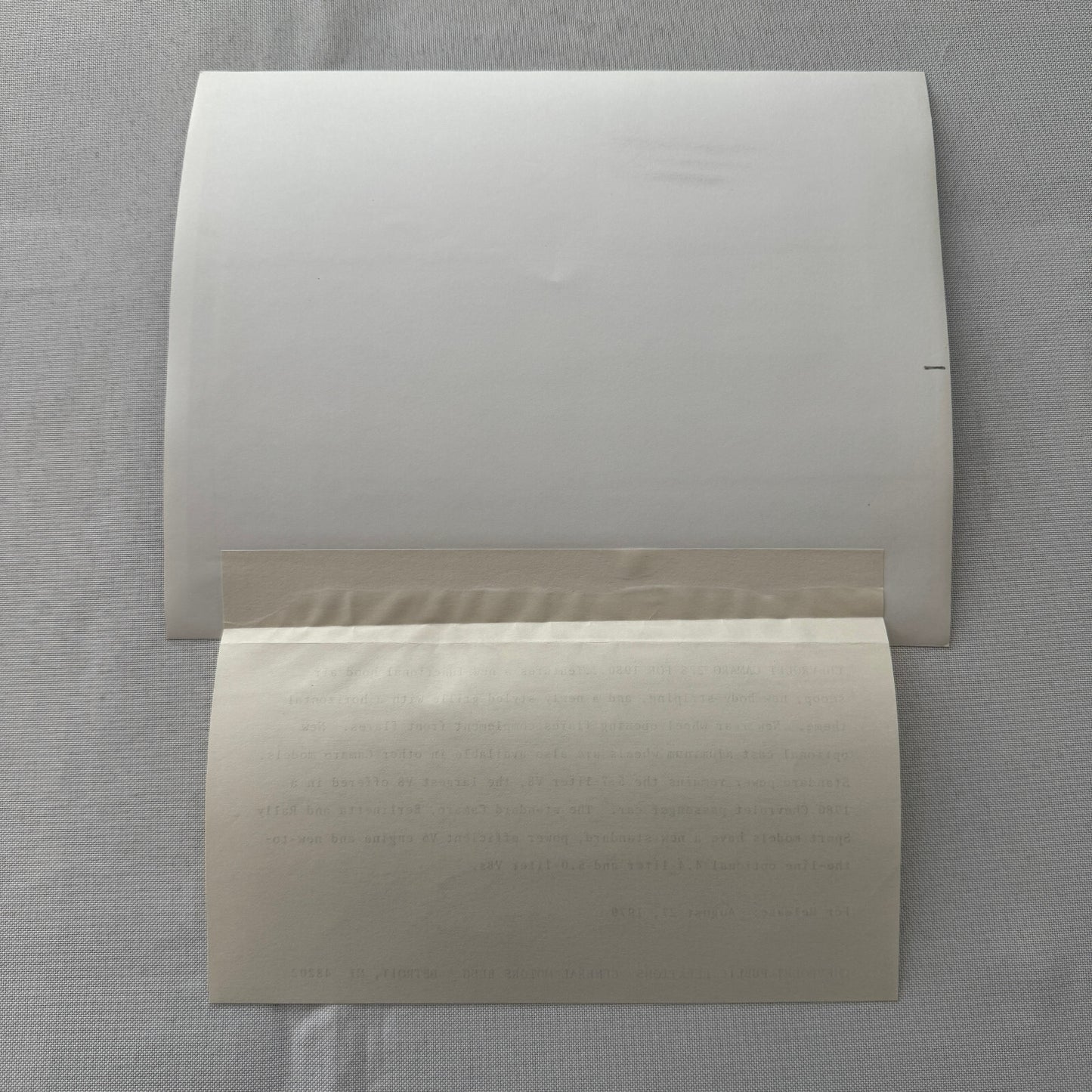 1980 Chevrolet Camaro Z28 Factory Press Publicity Photo Photograph Chevy