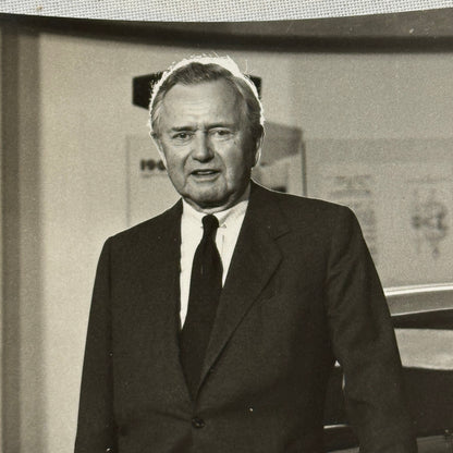 Dr Ferdinand Porsche Factory Press Photo Photograph Print