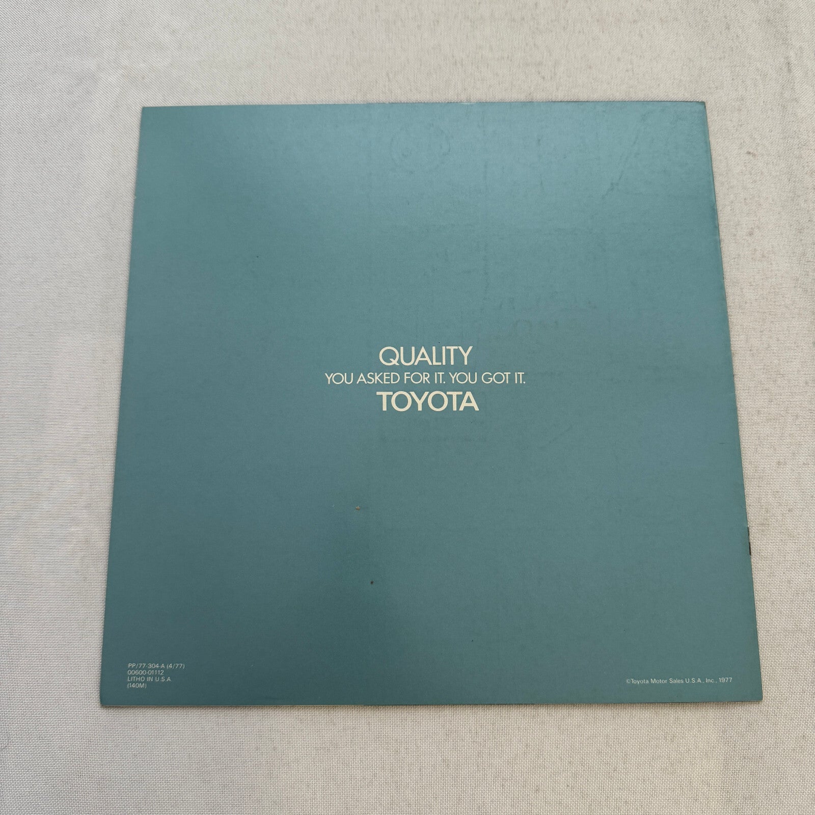 1977 Toyota Corona Car Sales Brochure Catalog Custom Sedan Deluxe Wagon Luxury