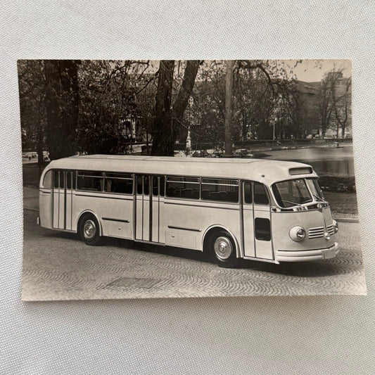 Vintage Mercedes Benz Bus O 6600 H Factory Photo Postcard