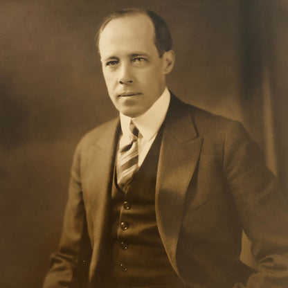 Press Photo Photograph Banker Portrait William McKee Chase National Bank Banking