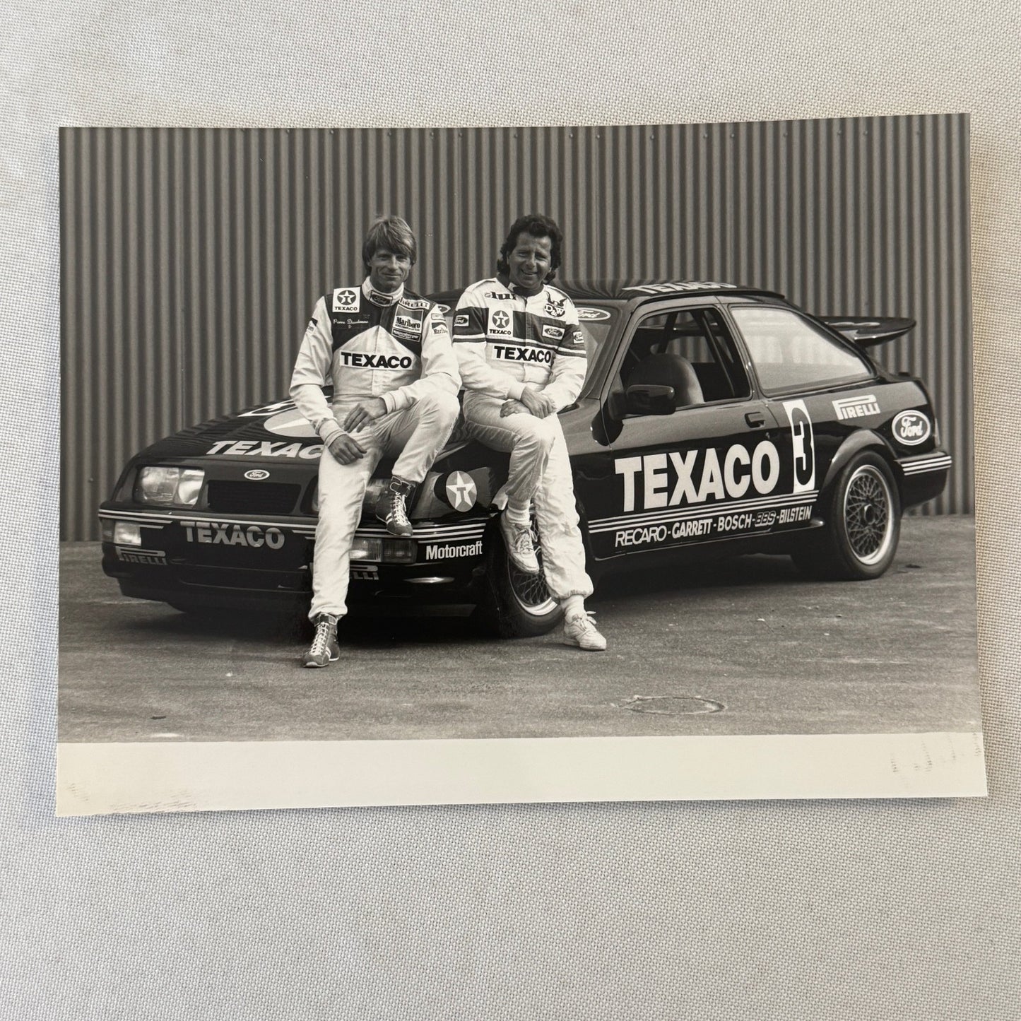 1987 Ford Sierra Cosworth XR4Ti Racing Team Press Kit Photos GERMAN