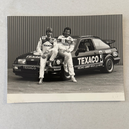1987 Ford Sierra Cosworth XR4Ti Racing Team Press Kit Photos GERMAN