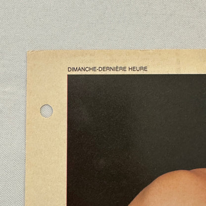 Vintage Wrestling Print Insert Masked Wrestler Superstar 1983