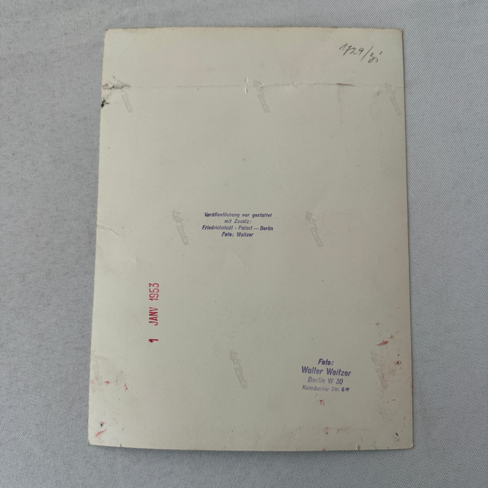 Vintage Circus Acrobat Tumbling Performer Act Photo Photograph Berlin 1953