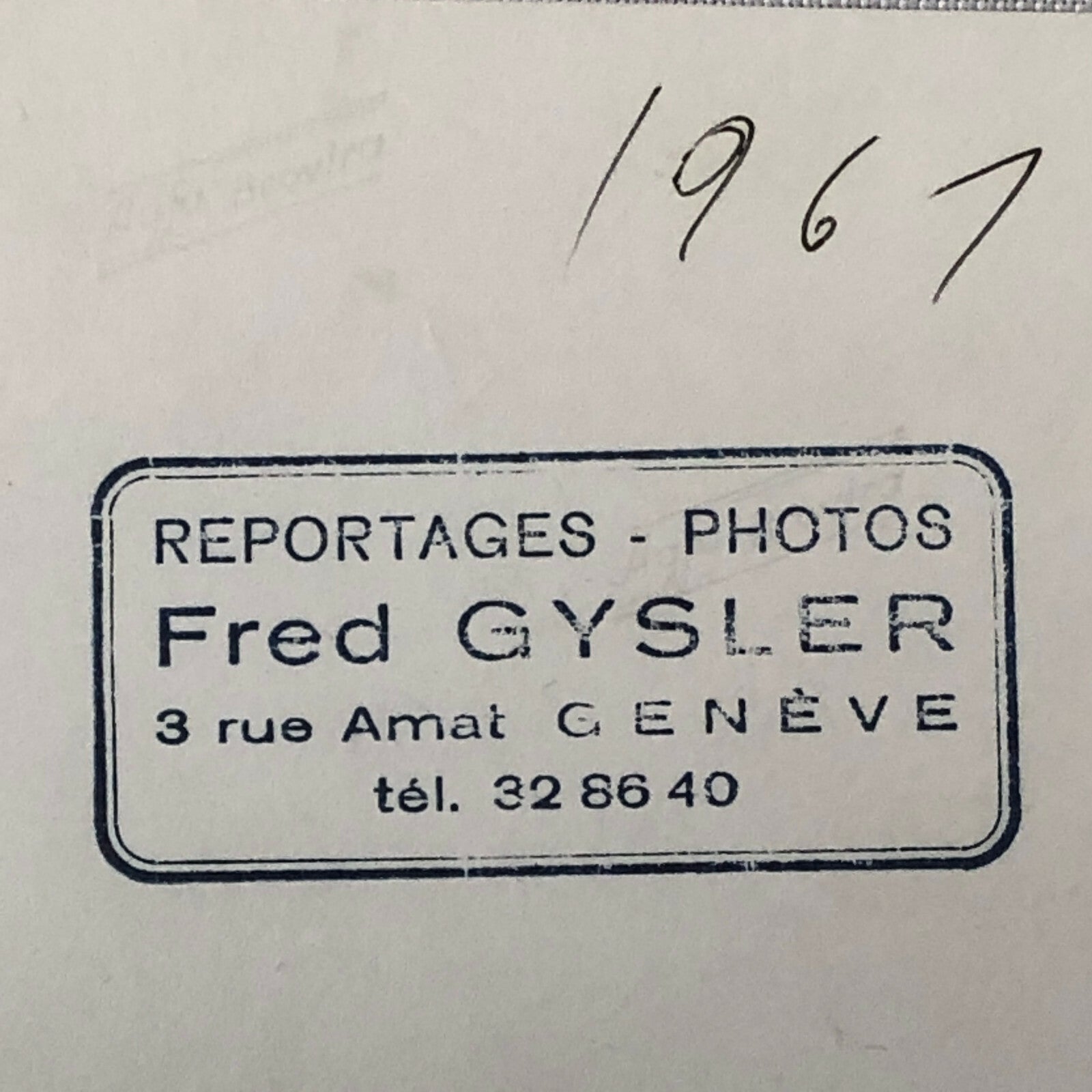 Vintage Racing Photo Photograph Stirling Moss Lotus Car 1967 Fred Gysler 