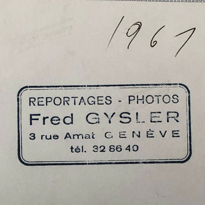 Vintage Racing Photo Photograph Stirling Moss Lotus Car 1967 Fred Gysler 