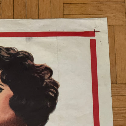 Vintage Movie Poster Butterfield 8 1960 Elizabeth Taylor Film