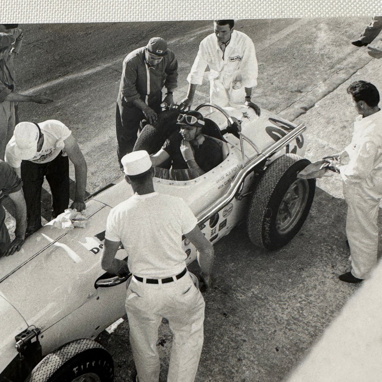 Juan Manuel Fangio 1958 Monza Racing Car Photo Photograph Modern Print