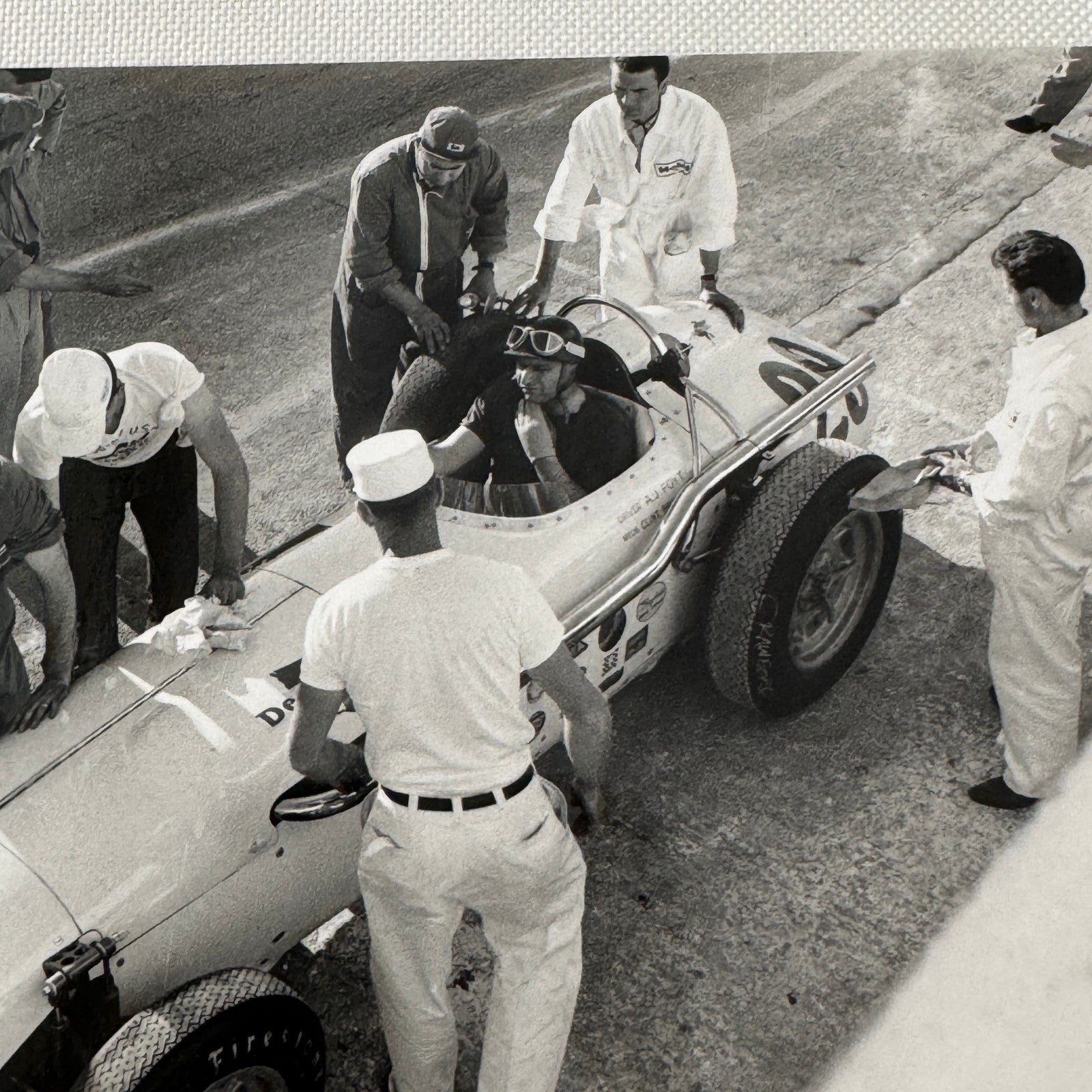 Juan Manuel Fangio 1958 Monza Racing Car Photo Photograph Modern Print