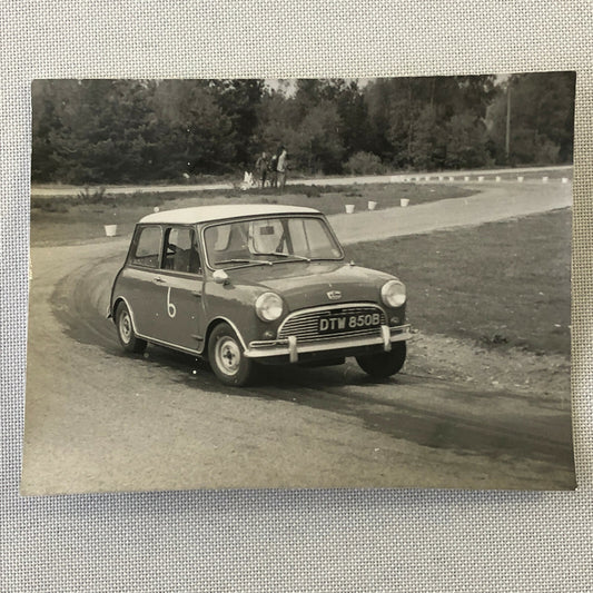 Vintage MINI Racing Car Photo Photograph Print 