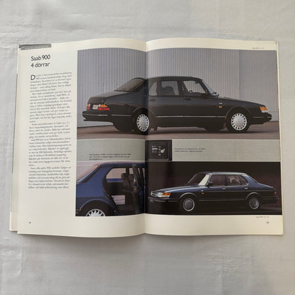 1992 Saab 900 Car Sales Brochure Catalog 900S 900i 900 Turbo Aero SWEDISH