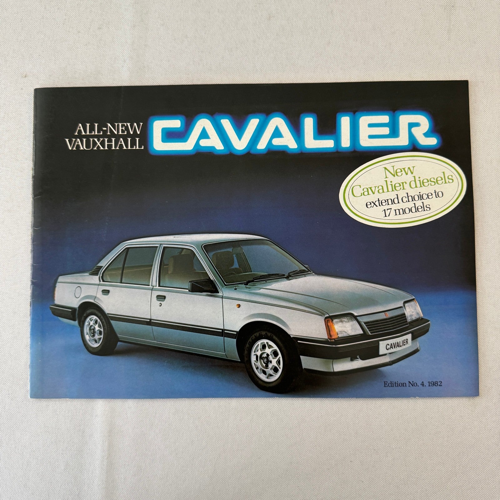 1982 Vauxhall Cavalier Car Sales Brochure Catalog Advertising UK Market