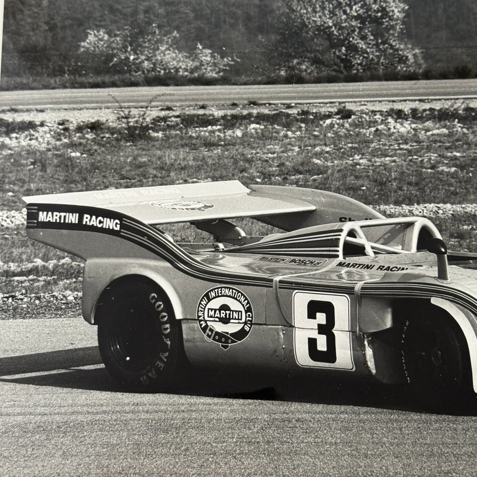 Vintage Porsche Martini Racing Car Photo Photograph Print Margus Hans Kuuse