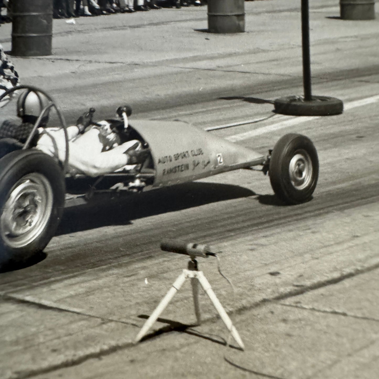 Vintage Drag Racing Car Photo Photograph Print