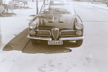 Alfa Romeo Photo NEGATIVES Convertible Car Negative Lot Vintage