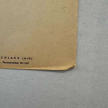 1954 AVD European Grand Prix at Nurburgring Racing Race Document Lot 2x