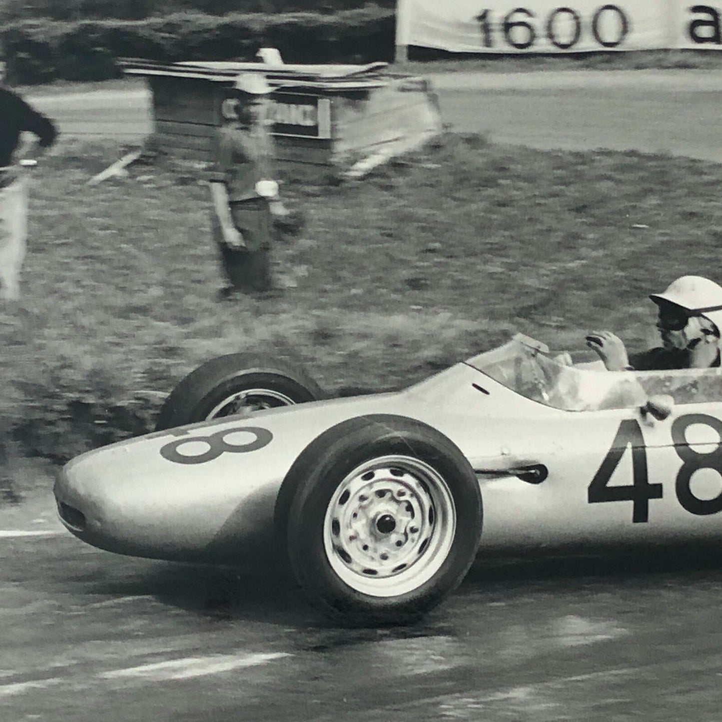 1962 Joakim Bonnier Porsche Racing Car Photo Photograph 