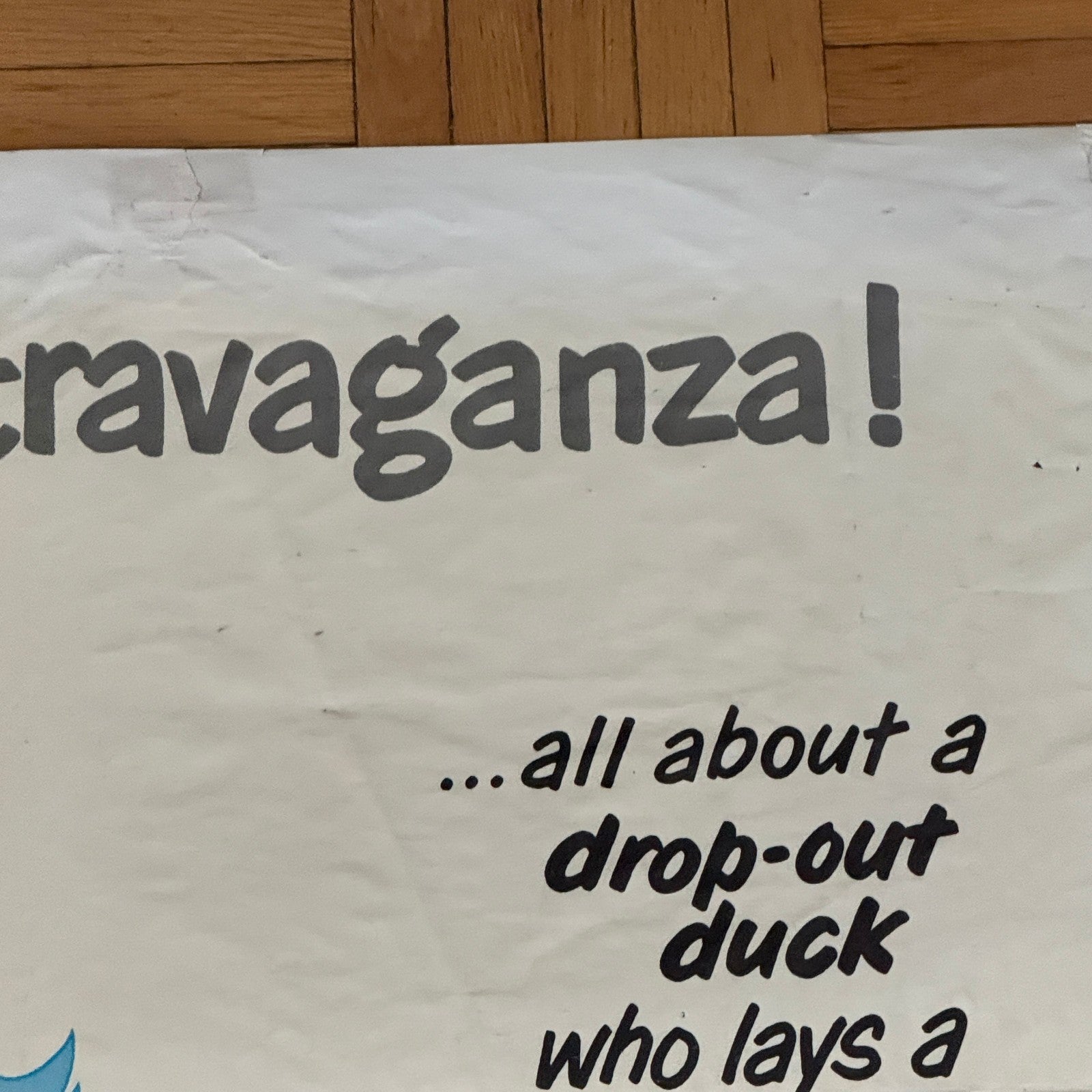 Vintage Disney Movie Poster $1,000,000 Duck Walt Disney Film Million Dollar Duck