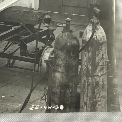 Antique Vintage Factory Company Photo Photograph ERGO Trailer Denmark Worker