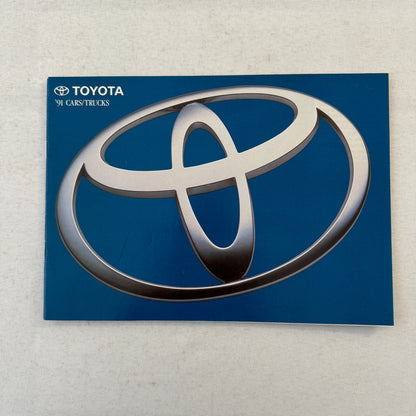 1991 Toyota Sales Brochure Catalog Supra Cressida 4Runner Previa Celica MR2 +