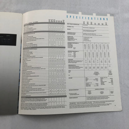 1989 Toyota Tercel Car Sales Brochure Catalog Advertising Vintage Coupe Hatch