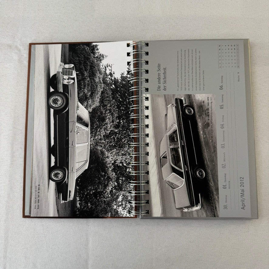 2012 Mercedes Benz S Class History Promotional Calendar GERMAN Text