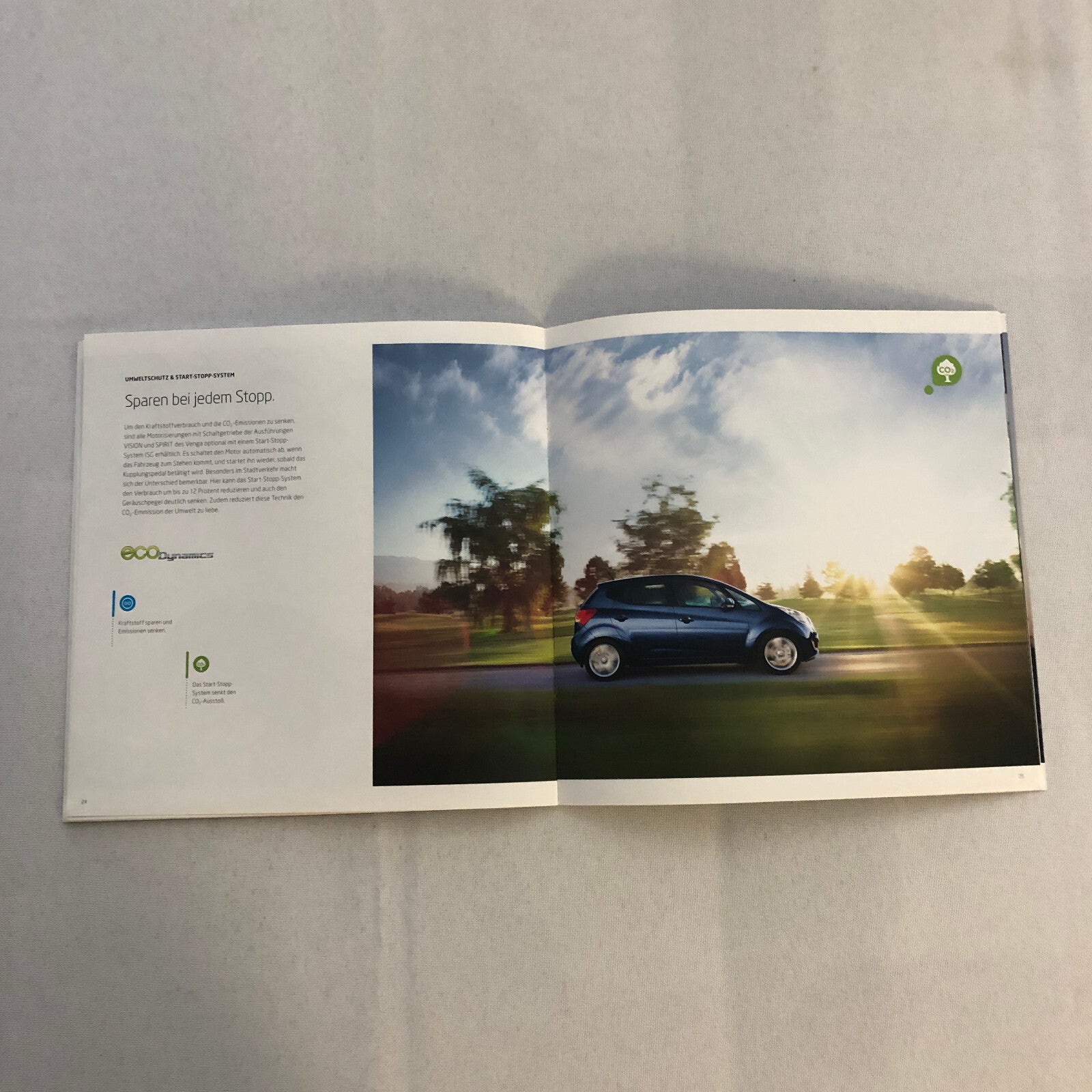 2011 Kia Venga Car Sales Brochure Catalog with Price List GERMAN Market