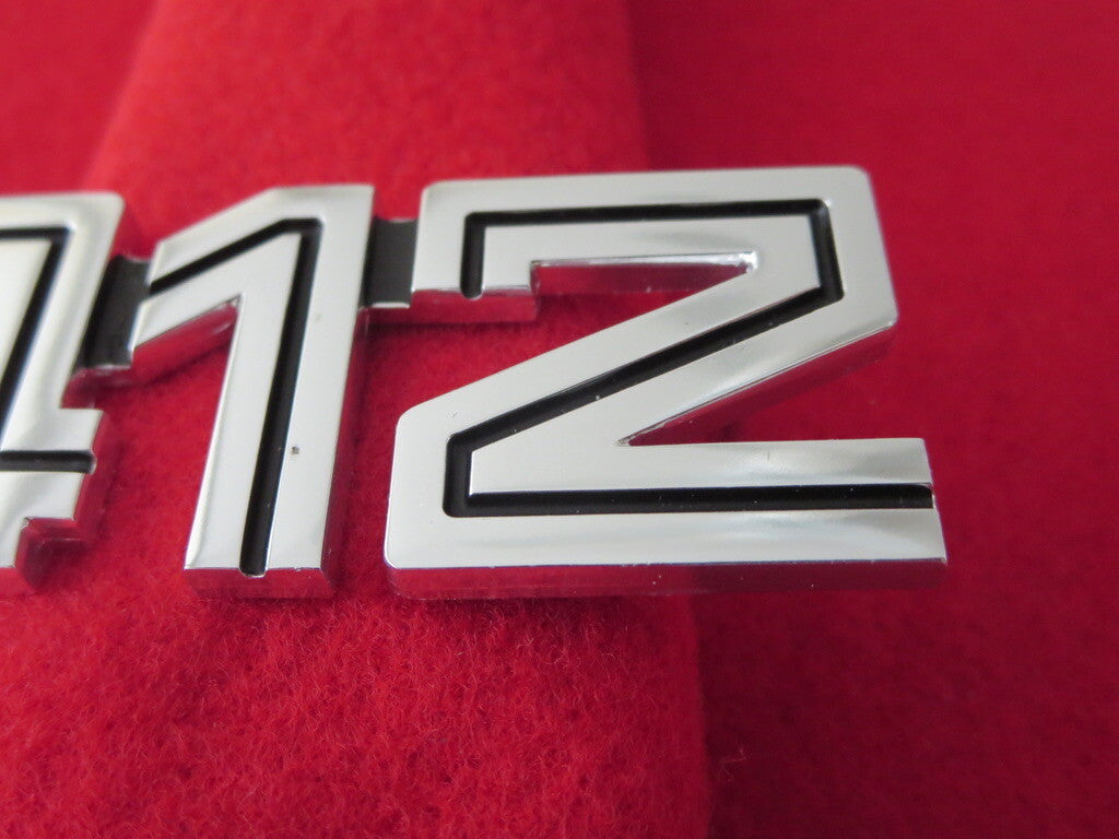 Ferrari 412 Badge Emblem Script Logo - Authentic Factory Original 