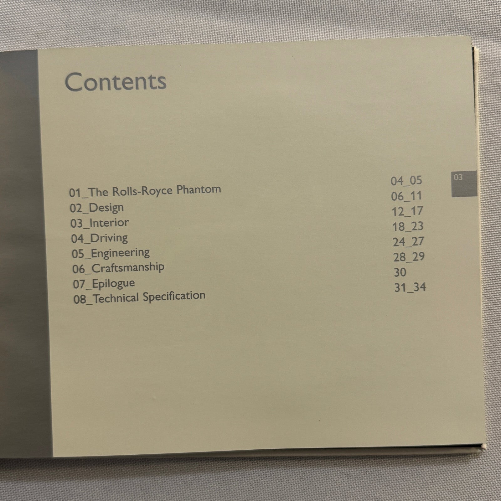 Rolls Royce Phantom Press Kit Brochure with Photo CD