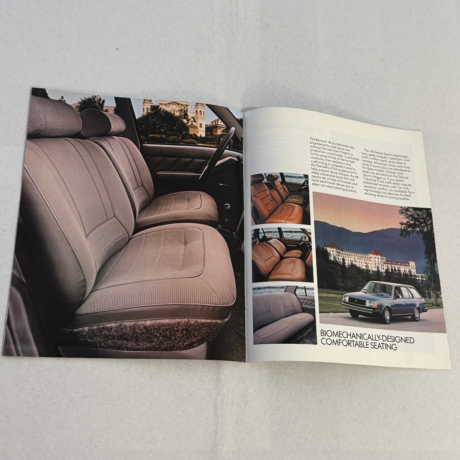 1981 Renault 18i Car Sales Brochure Catalog Vintage Advertising