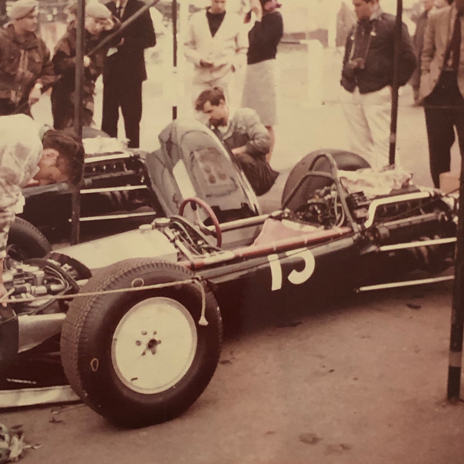 Chris Amon Lotus BRM Racing Car Vintage Photo Photograph Print