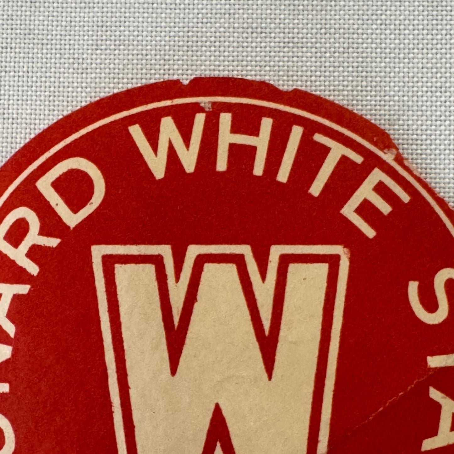 Vintage Cunard White Star Line Ship Boat Label
