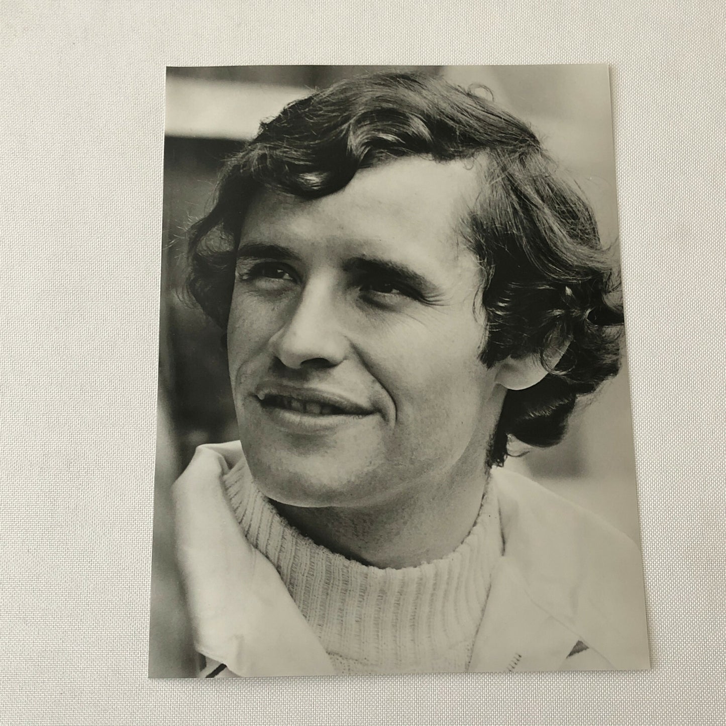 Vintage Racing Photo Photograph Jacky Ickx Driver Portrait 