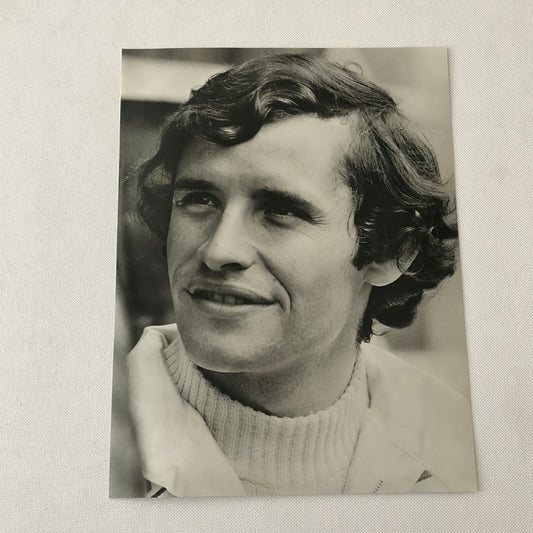 Vintage Racing Photo Photograph Jacky Ickx Driver Portrait 